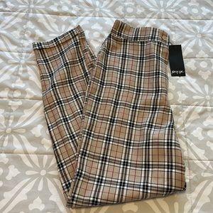 Plaid pants
